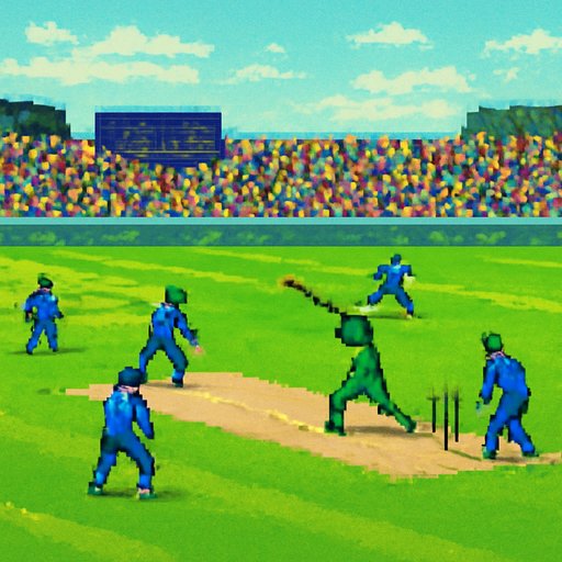 World Cup Cricket Match Innings View